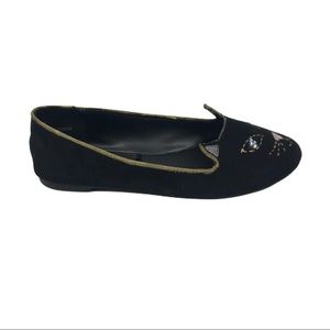 Forever 21 Kitten Suede Flats Size 6.5